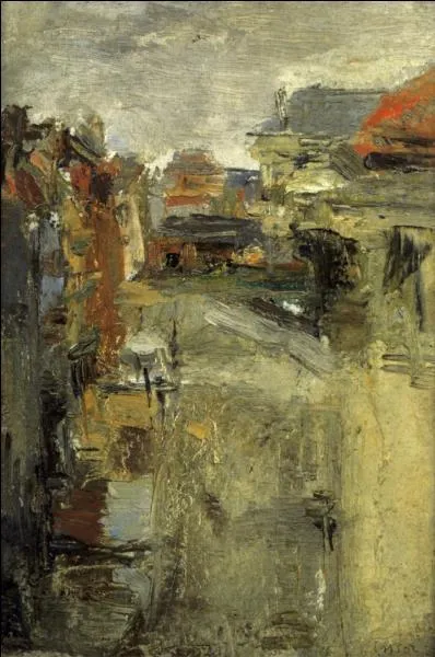 Qui a peint Boulevard Valneseghem sous la pluie ?