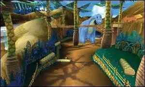 Dans quel Mario Kart se trouve ce circuit avec un dinosaure ?