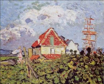 Qui a peint cette maison au toit rouge ?