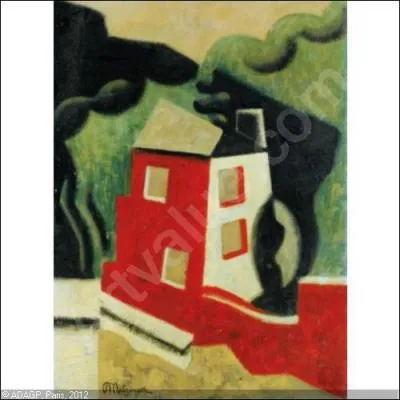 Qui a peint Maison rouge et blanche ?