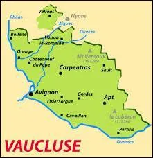 Le dpartement du Vaucluse comporte ...