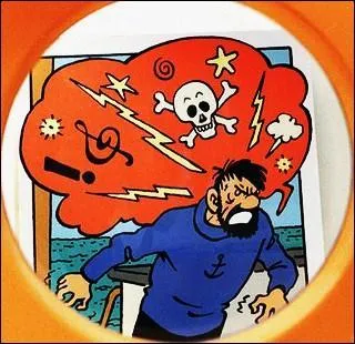 Qui est le clbre barbu du dessinateur belge, Georges Remi (1907-1983), dit Herg ?