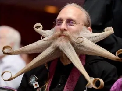 Combien d'heures environ, a-t-il fallu  Armin Bielefeldt (amricain), pour sculpter sa masse pilaire ?