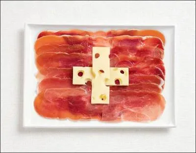 Ce drapeau est fait  base de charcuterie et d'emmental. Quel pays reprsente- t-il ?