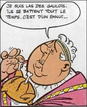 Dans ''La Serpe d'or'' , Gracchus Pleindastus est préfet de Lutèce. Uderzo a donné à ce personnage l'apparence de Charles Laughton après l'avoir vu dans ''Spartacus'' , un film de...