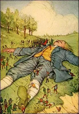 Son nom est surtout associ  un conte :   Les voyages de Gulliver   en 1726.