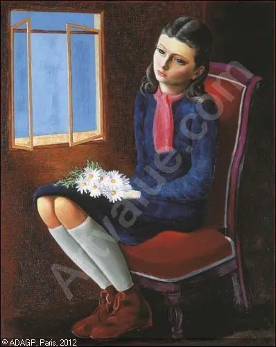 Qui a peint Jeune fille assise aux marguerites ?