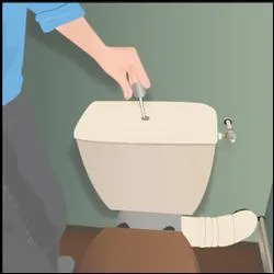 Autrefois, la chasse d'eau s'appelait  chasse  courante  ?