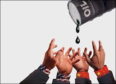 Entre 1950 et 2010 en Chine, de combien la consommation de ptrole a-t-elle augment ?