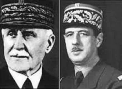 Au début de sa carrière militaire, De Gaulle fut commandé par un officier qui deviendra célèbre. Après la 1e Guerre mondiale, il devint le "nègre" de cet officier. Leur opposition commença à cette époque, ils s'opposèrent sur des questions de stratégie militaire. Qui est cet officier ?