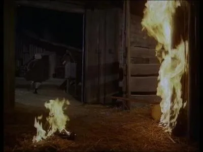 Dans quel episode les Ingalls ont-ils le feu  la grange ?