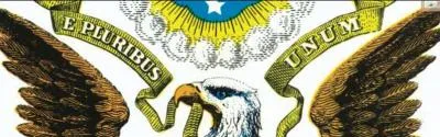 L'une des devises des Etats-Unis est inscrite en latin sur son blason,  e pluribus unum , c'est  dire  de plusieurs, un , pour souligner l'unit des diffrents tats du pays. Comment traduire cette devise en anglais ?