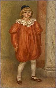 Qui a peint Claude en clown ?