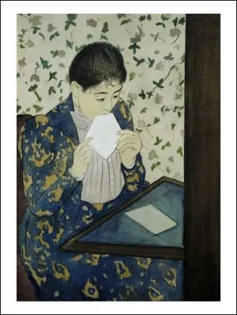 Qui a peint La lettre ?