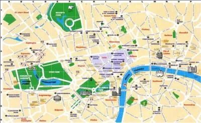 Cette carte de Londres est-elle  petite ou  grande chelle par rapport aux cartes du monde tudies prcdemment ?