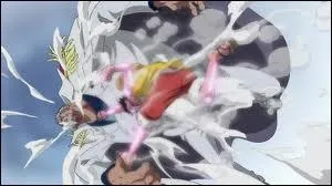 Qui tente d'arrter Luffy sur le pont cr par Inazuma ?