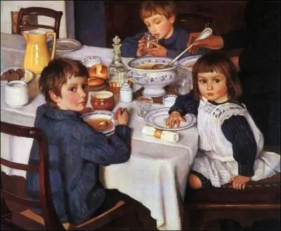 Qui a peint Le repas des enfants ?
