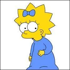 De quelle couleur est la sucette de Maggie ?