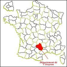 Le dpartement de l'Aveyron porte le numro ...