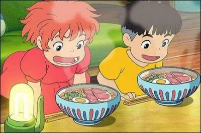 Ponyo sur la falaise - Quel est le plat prfr de Ponyo ?