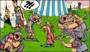 Le lgionnaire va s'enfuir et que va-t-il soulever pour voir combien de temps dure la potion ?