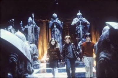 Lors de la partie d'checs, quelle pice occupe Hermione ?