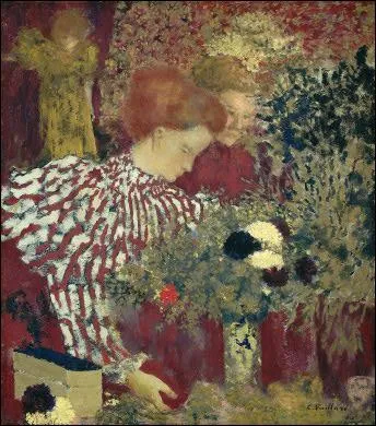 Qui a peint Femme en robe raye ?