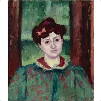 Qui a peint Madame Yvonne devant la fentre ?