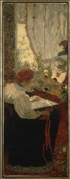 Qui a peint Broderie  la fentre ?