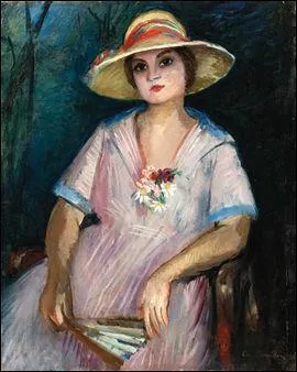 Est-ce Charles Camoin qui a peint Lola assise au grand chapeau ?