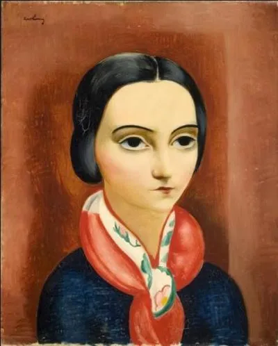 Est-ce Charles Camoin qui a peint Jeune femme brune au foulard ?