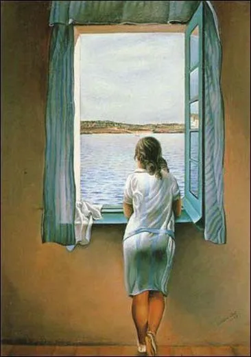 Est-ce camoin qui a peint Femme  la fentre ?