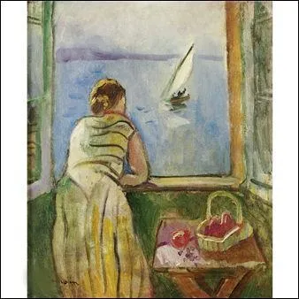 Est-ce Charles Camoin qui a peint Jeune femme  la fentre ?