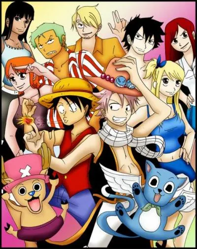 Quels sont les missions ou mangas sur cette photo ?