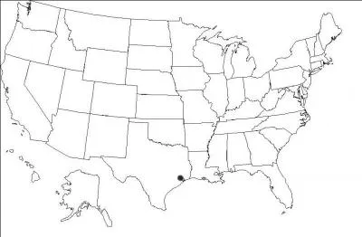 Quelle est la ville indique par le point ?