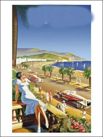 Quelle est cette ville reprsente sur l'affiche, connue pour son Corso fleuri, o l'on flne Place Massna, Place Garibaldi, o l'on visite le Muse Matisse, o l'on dguste la socca, et o l'on se fait bronzer sur des plages de galets ?