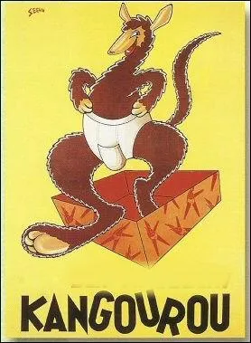 Cette affiche fait la rclame pour  Kangourou , de quoi s'agissait-il ?