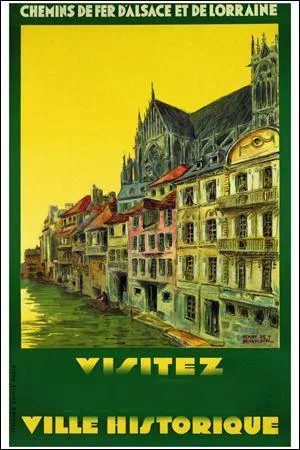 A quelle ville dont on connat la Porte Serpenoise, appartient cette affiche ?