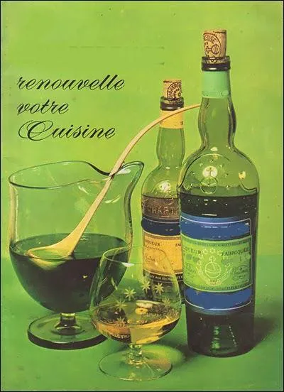 Quel alcool datant de 1605 fabriqu  Voiron, vous est suggr sur cette affiche ?