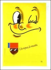 Quelle marque reprsente cette publicit avec le petit logo que l'on reconnatra ?