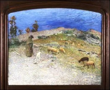 Qui a peint Berger et ses moutons dans les Causses ?