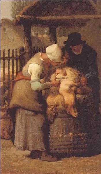 Qui a peint Les tondeurs de mouton ?