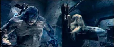 Dans la salle de Mazarbul , combien de flches tire Lgolas en tout sur le troll ?