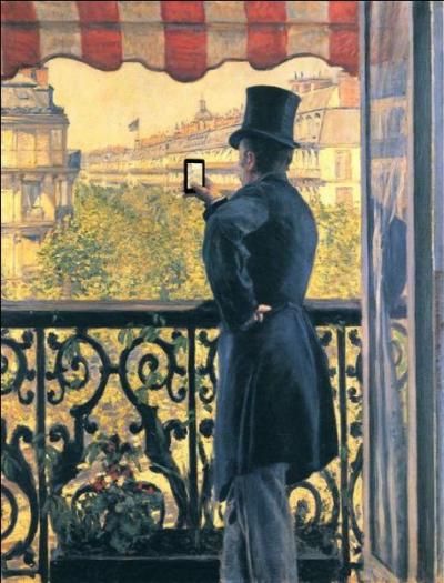 Qui a peint le tableau  L'homme au balcon  ?