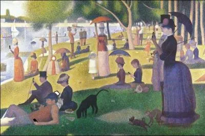 Par contre, l'auteur de  Un dimanche aprs-midi  l'le de la Grande Jatte  est ___________.