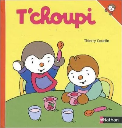Regarde l'image : Que fait T'Choupi ?