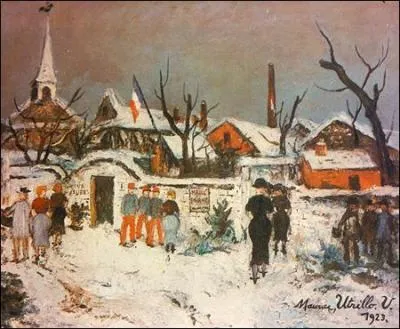 Qui a peint Paysage sous la neige  Maixe ?