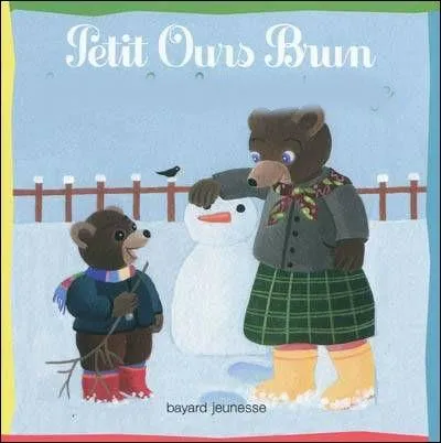 Que fait Petit Ours brun dans la neige ?