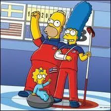 Que sont en train de faire Marge et Homer ?