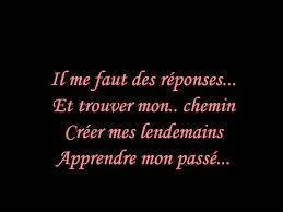 De quelle chanson est extraite ces paroles ?